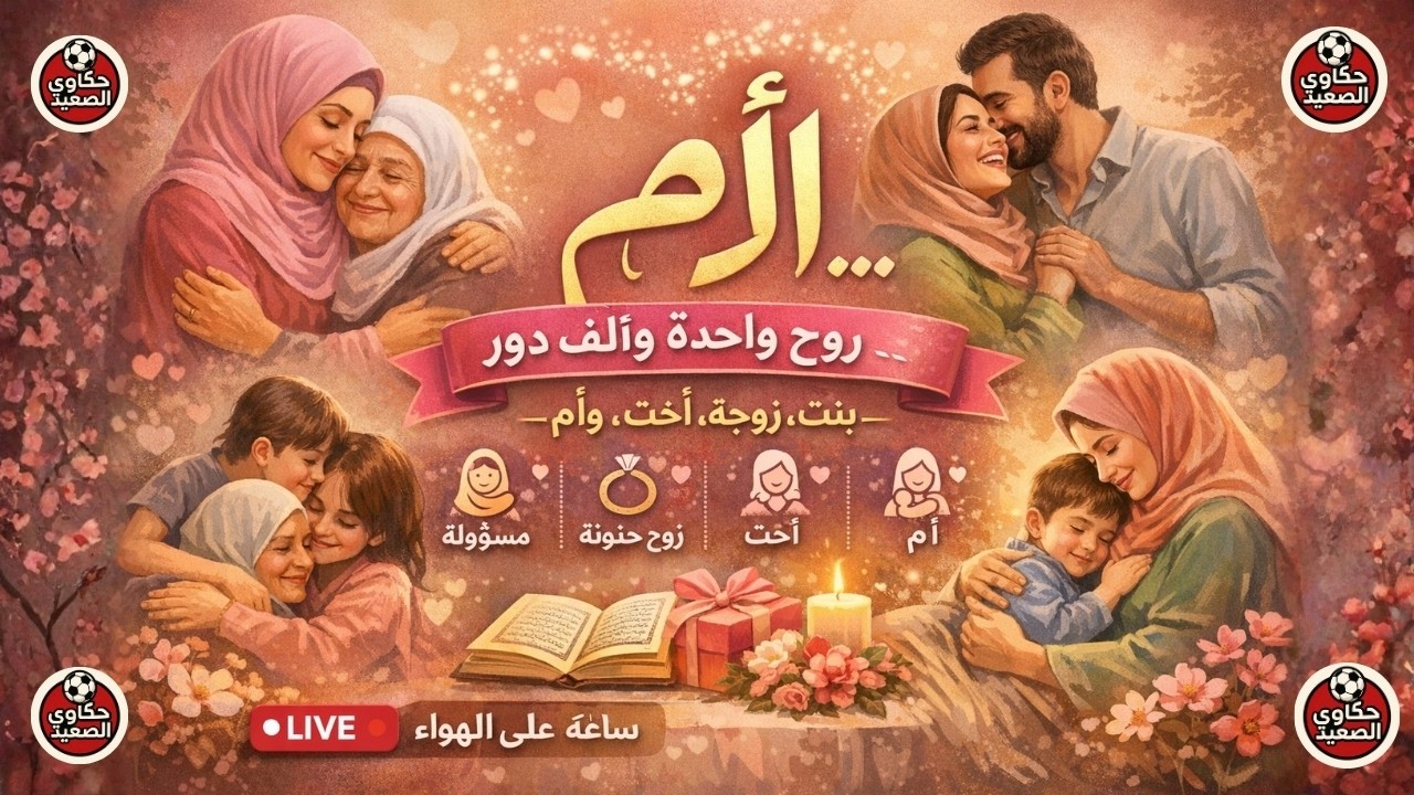 بث مباشر#الام روح واحدة وألف دور #بنت وزوجة وأخت وأم #الأم_قلب_البيت