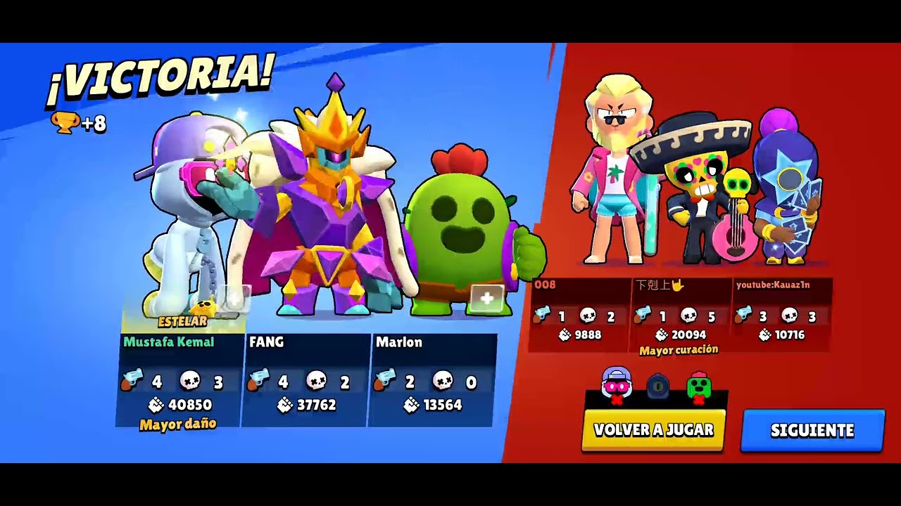 Jugando brawl stars
