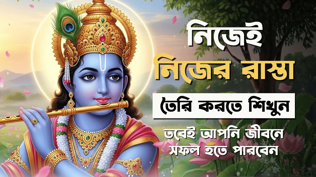 নিজেই নিজের রাস্তা তৈরি করুন | Bangla Motivational Video | Shri Krishna Bani in Bengali | Krishna