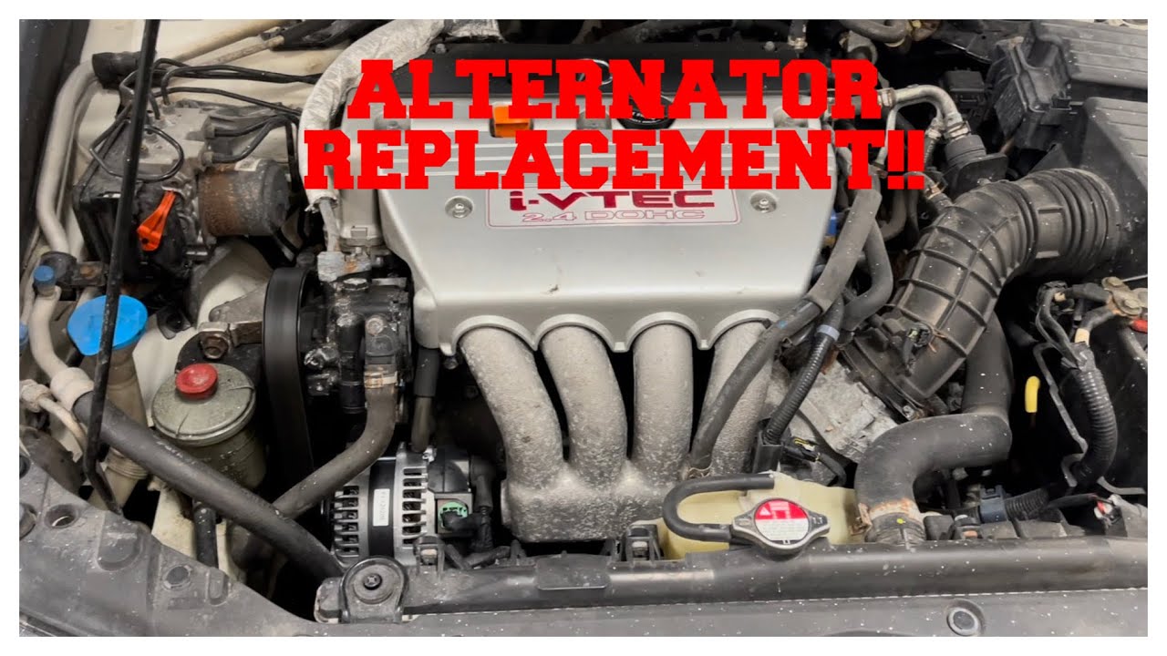 2004-2008 Acura TSX, Honda Accord Alternator replacement!!