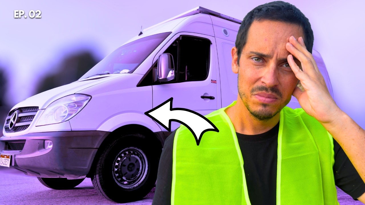 O Motorhome CHEGOU ASSIM na EUROPA (após 1 mês em alto mar!). EP. 02