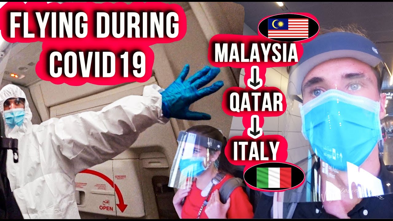 Flying During Covid-19 Pandemic, Malaysia to Italy | Kuala Lumpur Airport, Vlog 2020