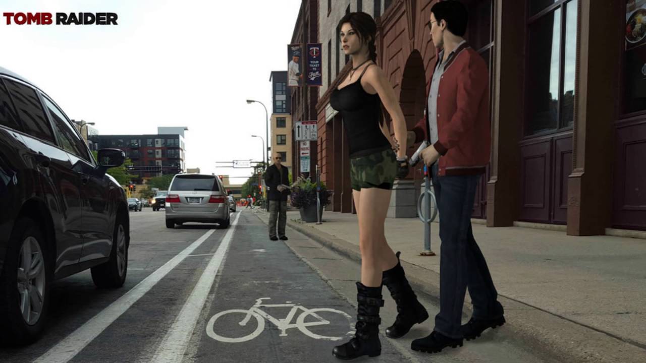 lara croft handcuffed episode 2 - rickshaw ride