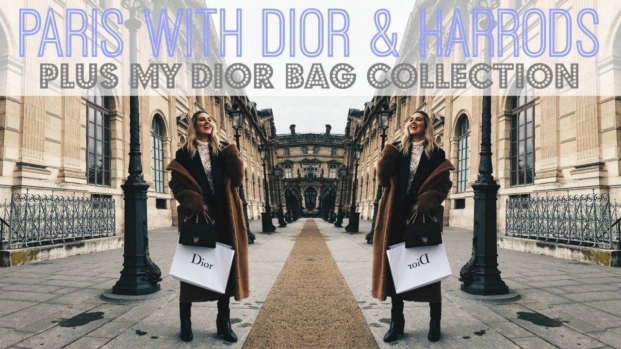 I WENT TO PARIS WITH CHRISTIAN DIOR & HARRODS PLUS MY DIOR BAG COLLECTION HAUL | IAM CHOUQUETTE
