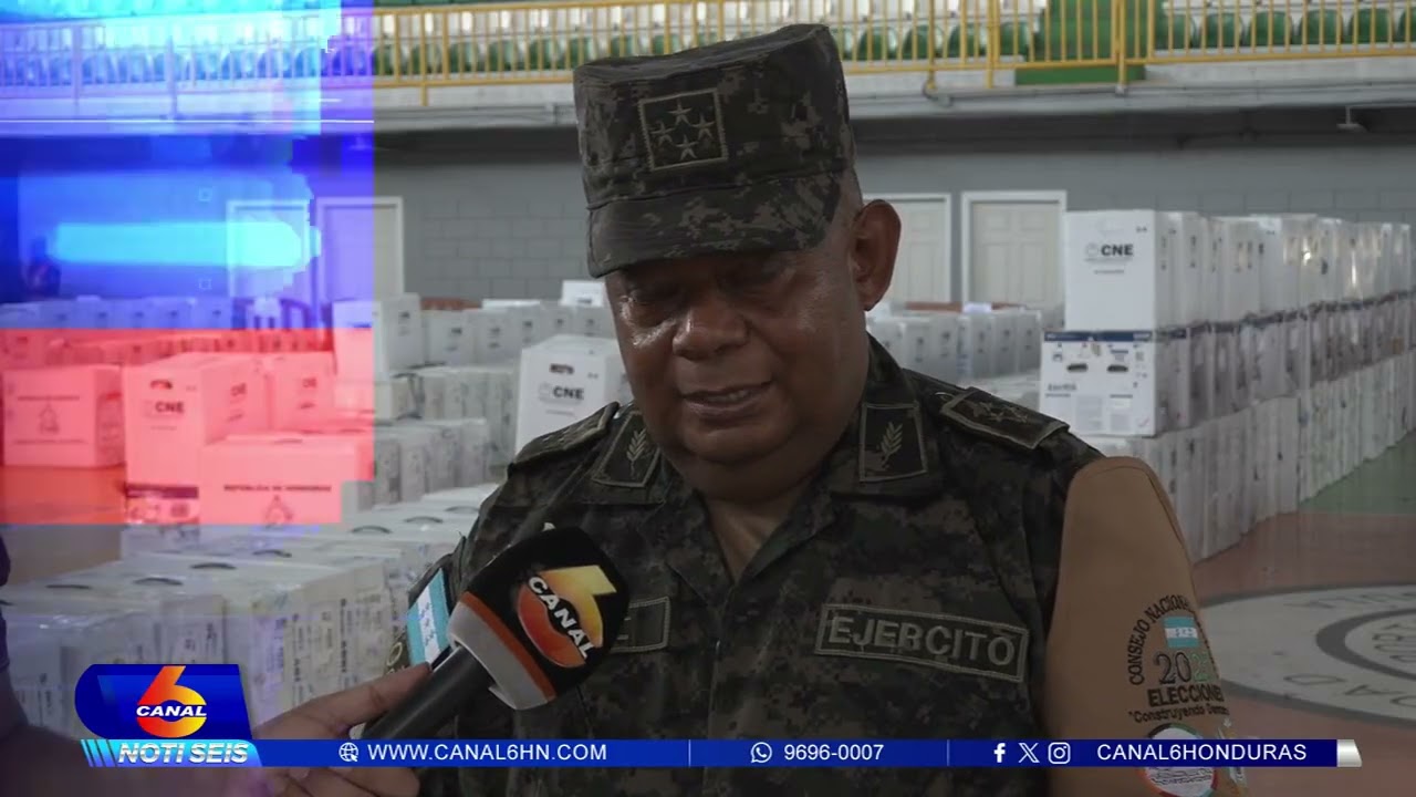 Recibidas las maletas electorales de San Pedro Sula