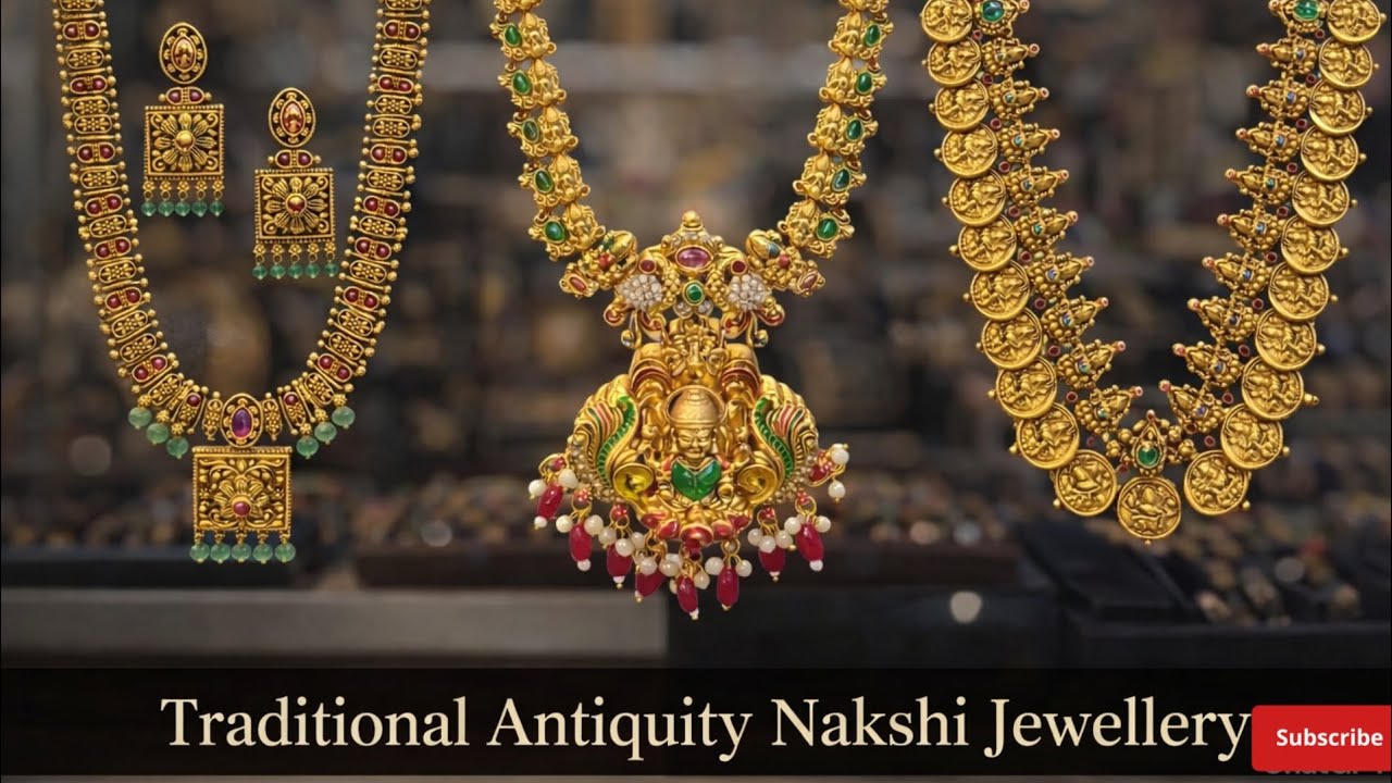  ✨Traditional Nakshi Jewellery Designs! నకాషి హారం కలెక్షన్స్ 2026 |#nakshiharama#trendingjewellery 