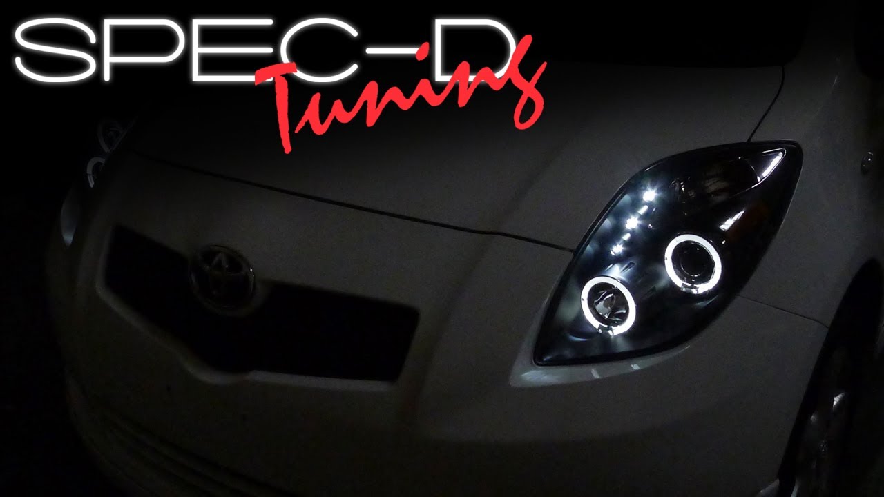 ВИДЕО ПО УСТАНОВКЕ SPECDTUNING: ПРОЕКЦИОННЫЕ ФАРЫ ДЛЯ TOYOTA YARIS HATCHBACK 2006-2008 ГГ.