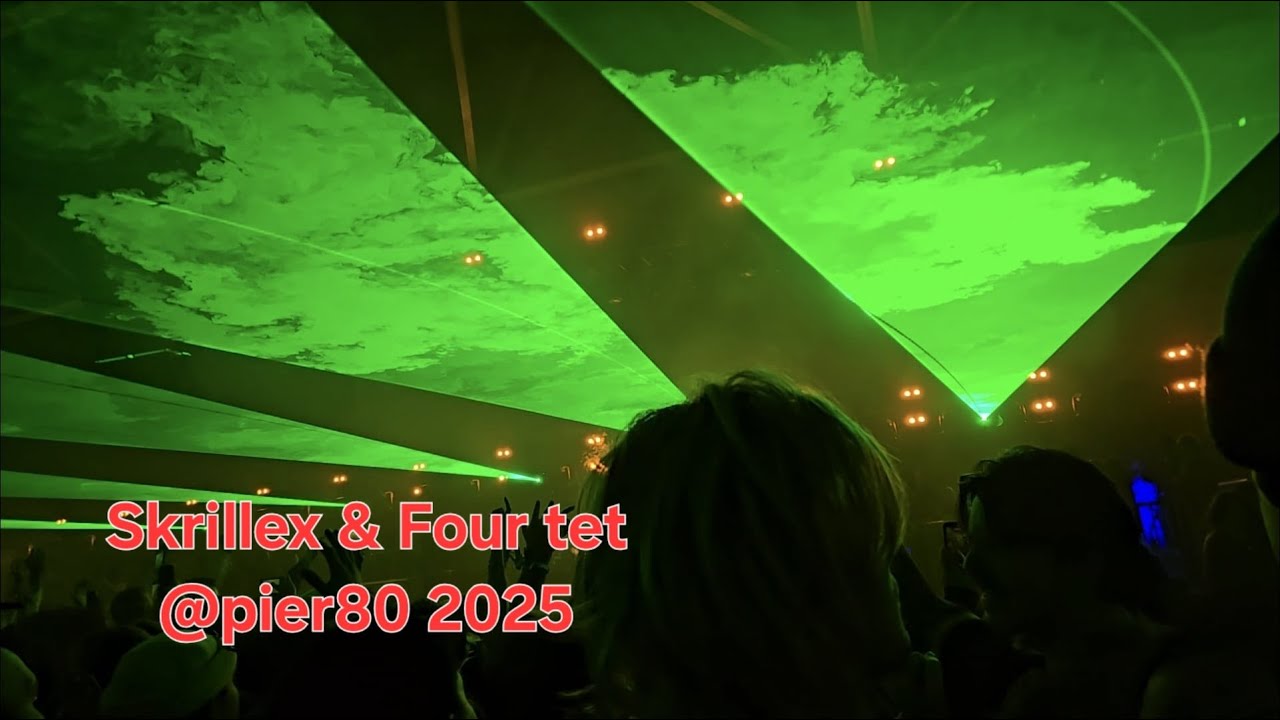 Skrillex B2B Fourtet @Pier80 SF   vid compliation with new IDs