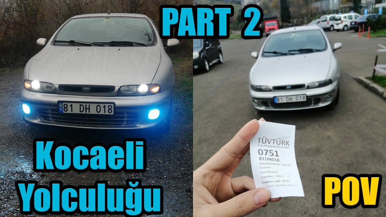 KOCAELİ YOLCULUK VLOG | PART 2 | FİAT MAREA 1.6 ELX