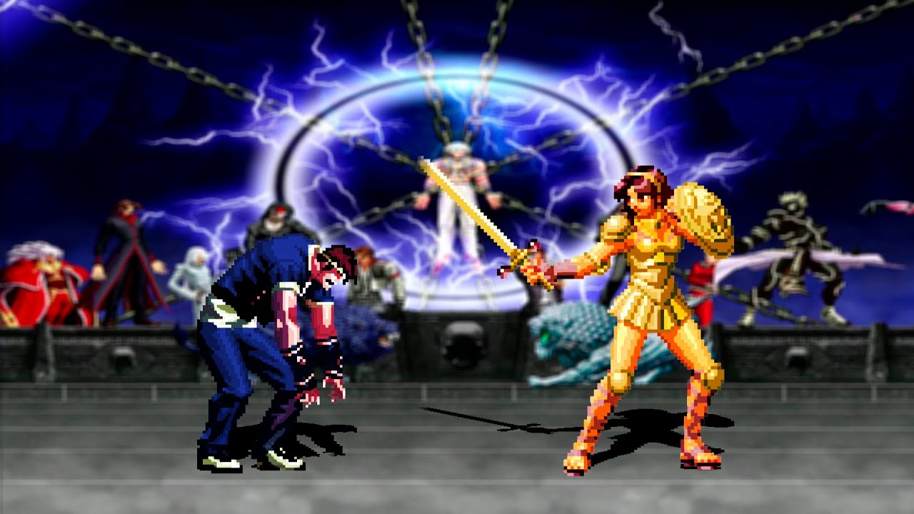 [KOF Mugen] Команда Синго Ябуки против команды Афины Асамии