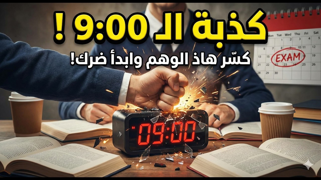 توقف عن المراجعة فوراً! ✋ أكبر 'فخ' يقع فيه طلاب الباك 2026 يدمر معدلهم (أنت تفعله يومياً ولا تدري!)