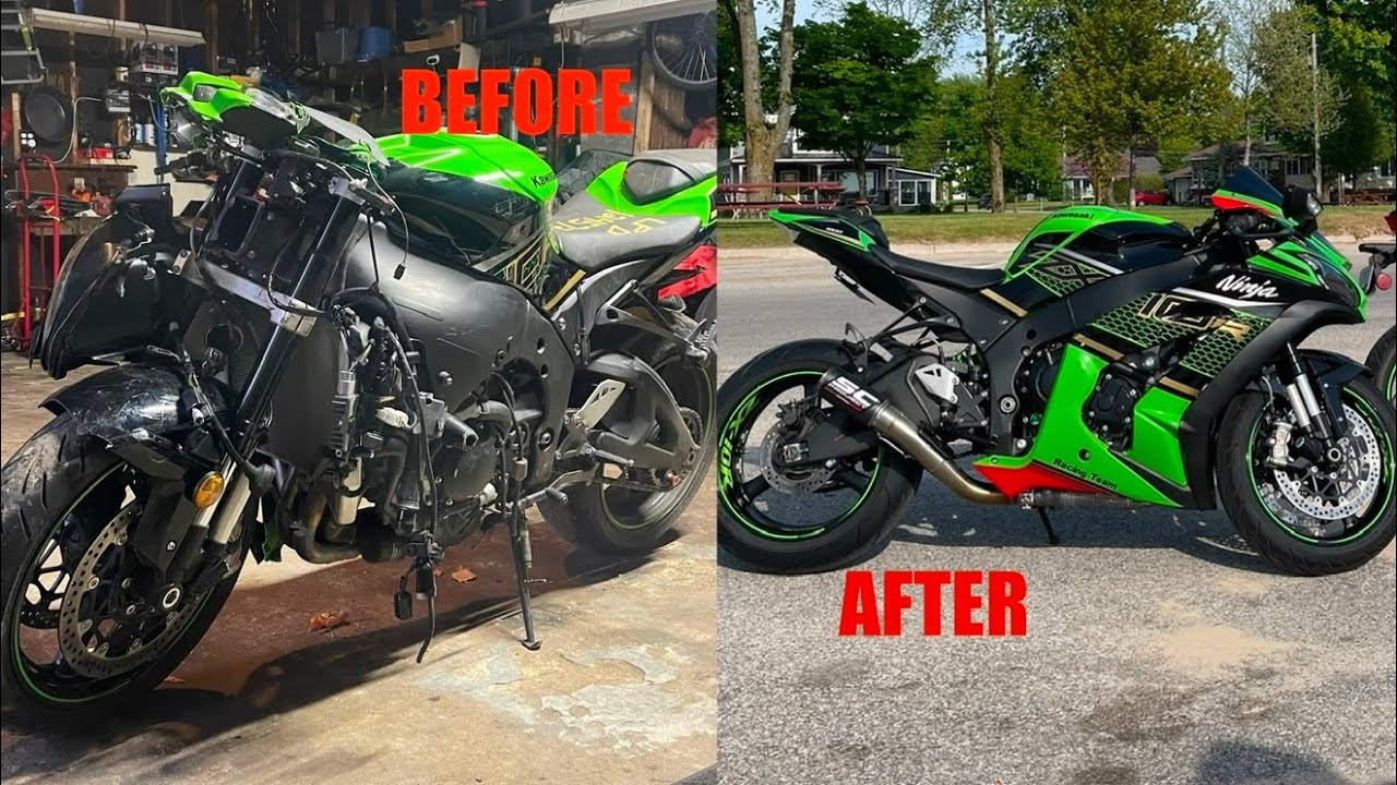 Rebuilding a Crashed 2020 ZX10R!