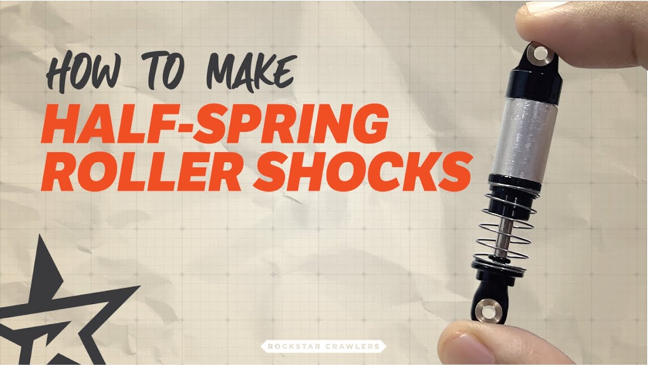 DIY Half-Spring Roller Shocks for TRX4M – How to Make | RC Crawler Tips