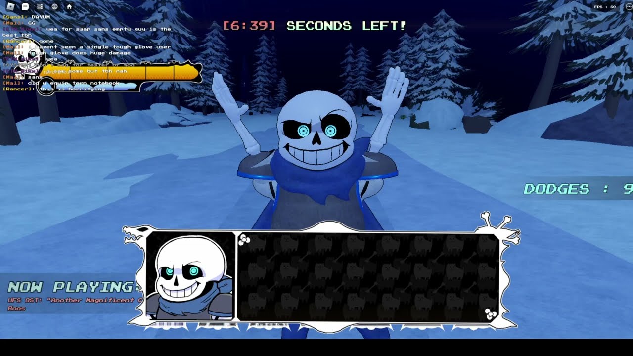 Peak ufs swap sans gameplay [Undertale: Final showdown]
