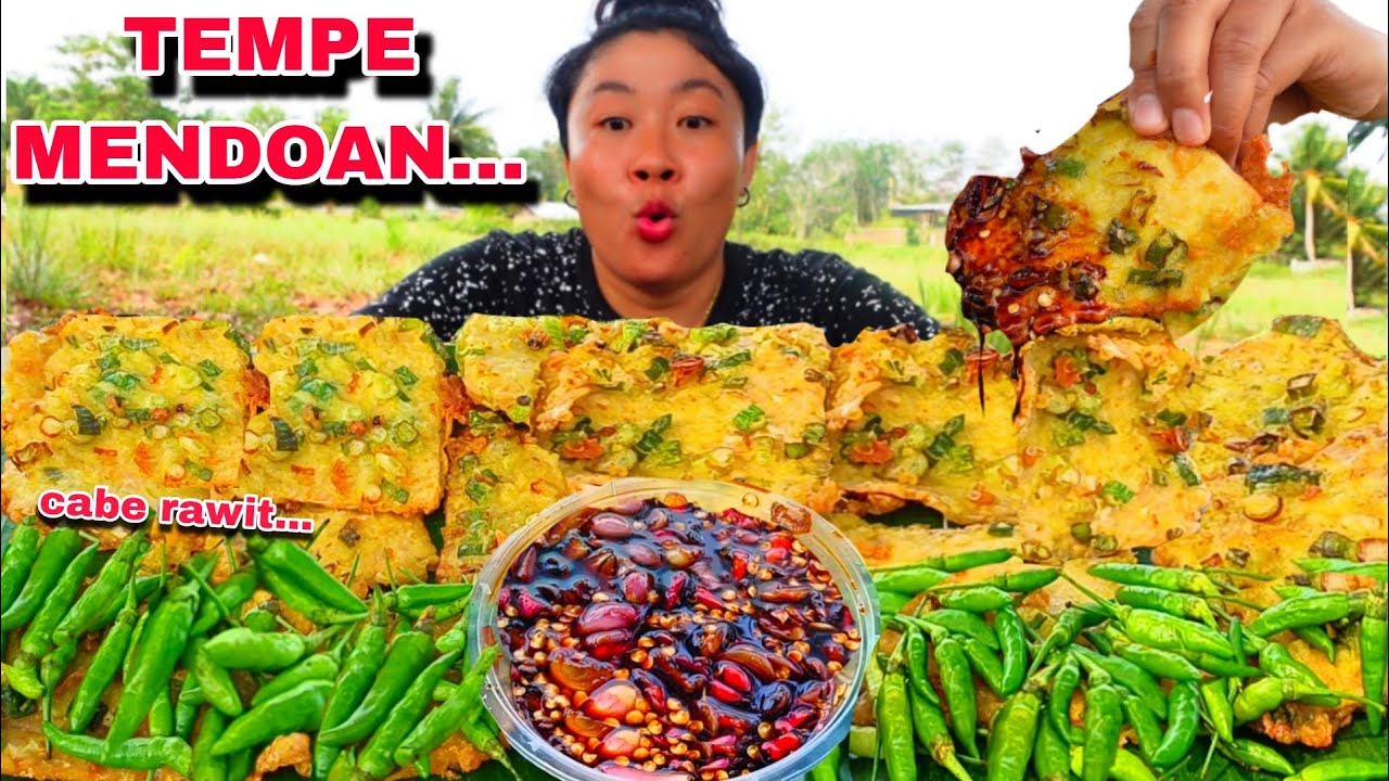 BIKIN TEMPE MENDOAN & MUKBANG PAKAI CABE RAWIT 🥵