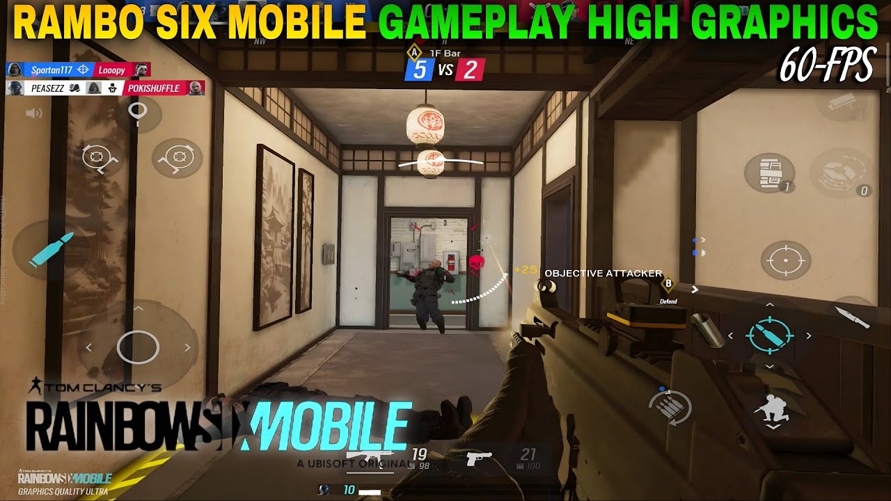 Rainbow Six Mobile Gameplay | High Graphics Tactical FPS Action