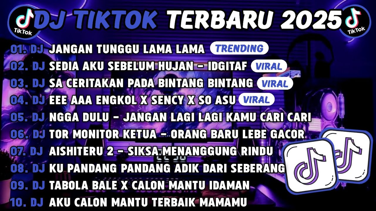 DJ TIKTOK TERBARU 2025🎵DJ JANGAN TUNGGU LAMA LAMA🎵DJ SEDIA AKU SEBELUM HUJAN - IDGITAF FULL ALBUM