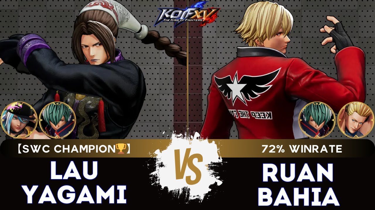 KOF XV ▰ LAUYAGAMI (Shun'ei/Duo Lon/Isla)  🆚 RUAN BAHIA (Shun'ei/Benimaru/Rock)🎞️Replay Match - 1/26