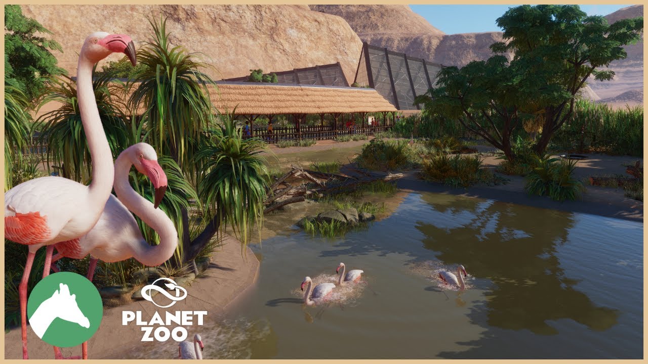 Flamingo Islands | Desert Adventure Park | Planet Zoo