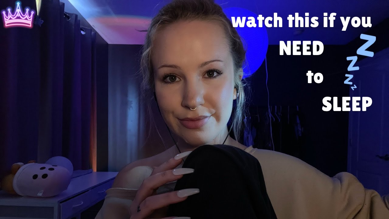 Guaranteed for SLEEP: thunderstorm, hand movements, & dark background ⛈️💤   | Sleep ASMR