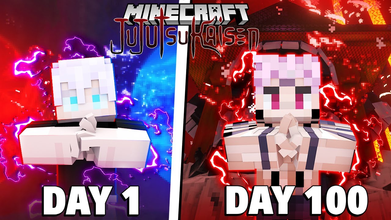Tóm tắt 100 Ngày Trong CHÚ THUẬT HỒI CHIẾN MINECRAFT JUJUTSU KAISEN Siêu Khó!!