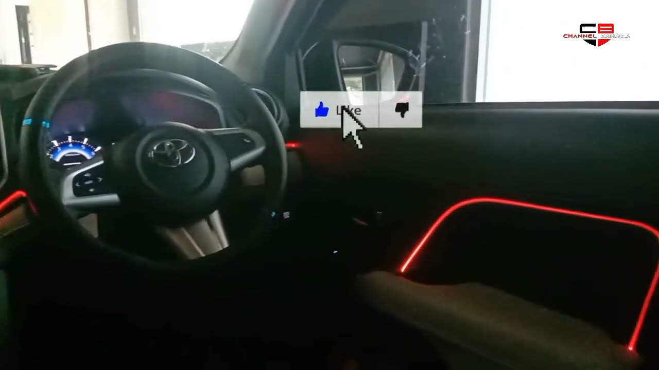 ambient light toyota all new rush