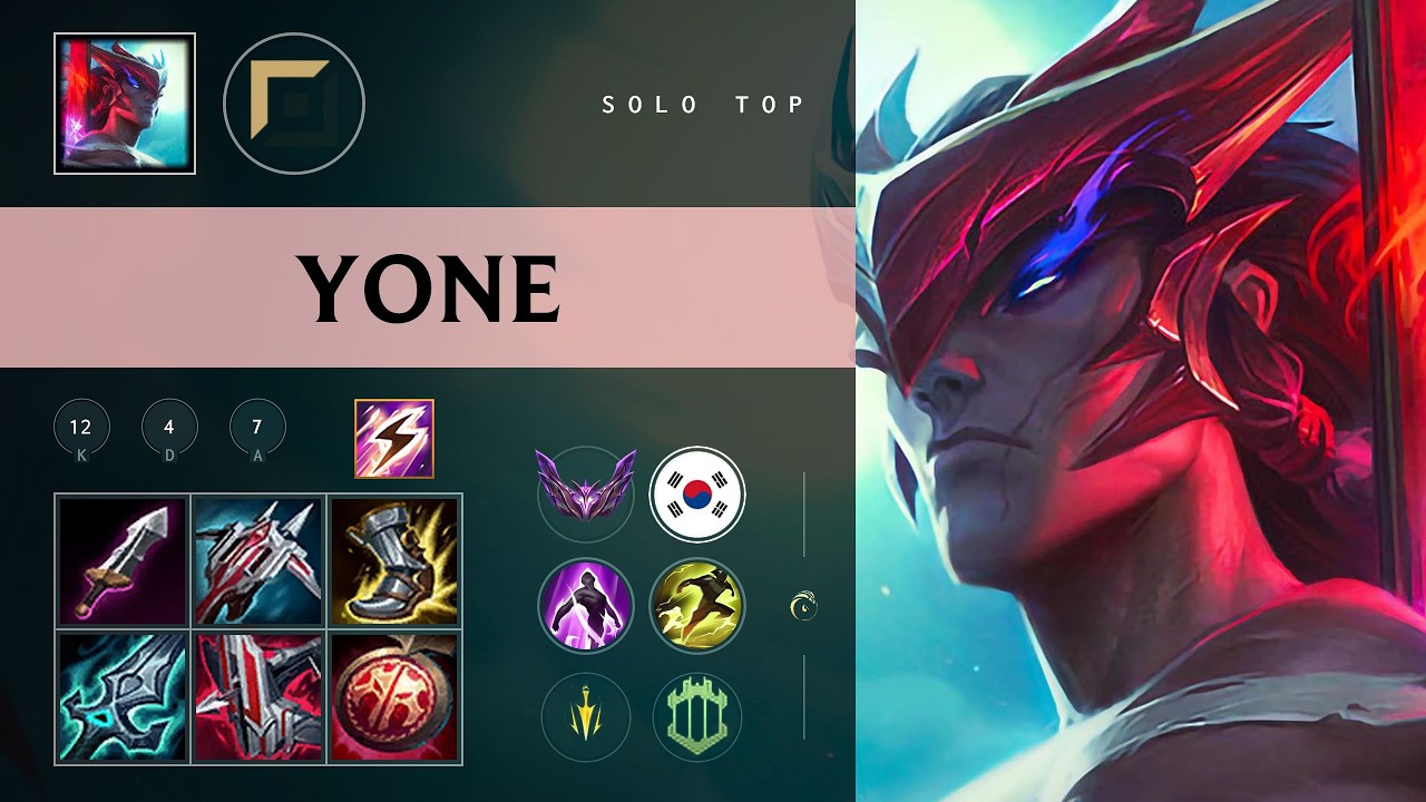 Yone Top vs Yorick - KR Master Patch 26.09