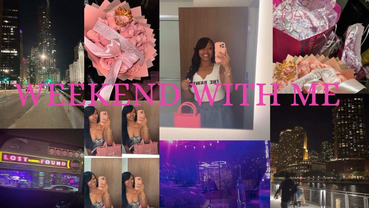 Come spend the weekend with me! | Besties birthday, downtown Chicago, food, outfits, etc..