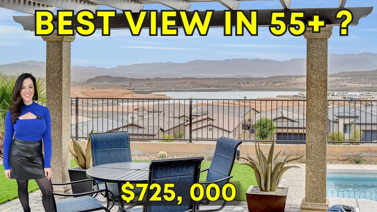 Лучший вид на озеро Дел Уэбб в Лас-Вегасе? Экскурсия по дому и удобствам для людей старше 55 лет.