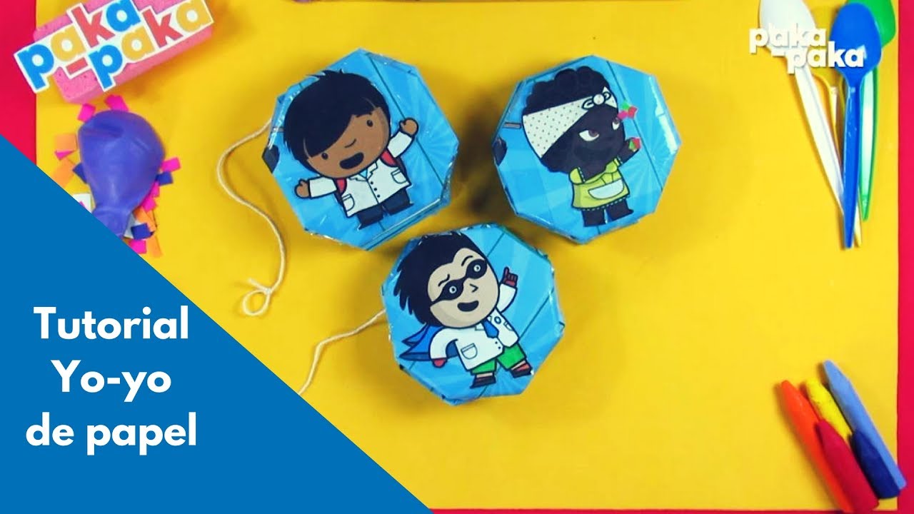 Tutorial: Yo-yo de papel - Canal Pakapaka