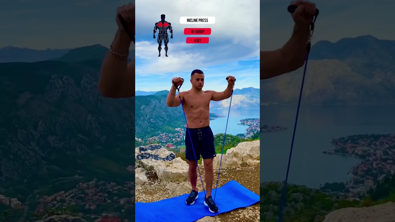 Resistance band Chest Workout