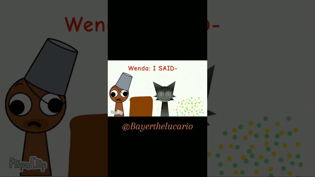 Salad - Sprunkle salad short #flipaclip #sprunki