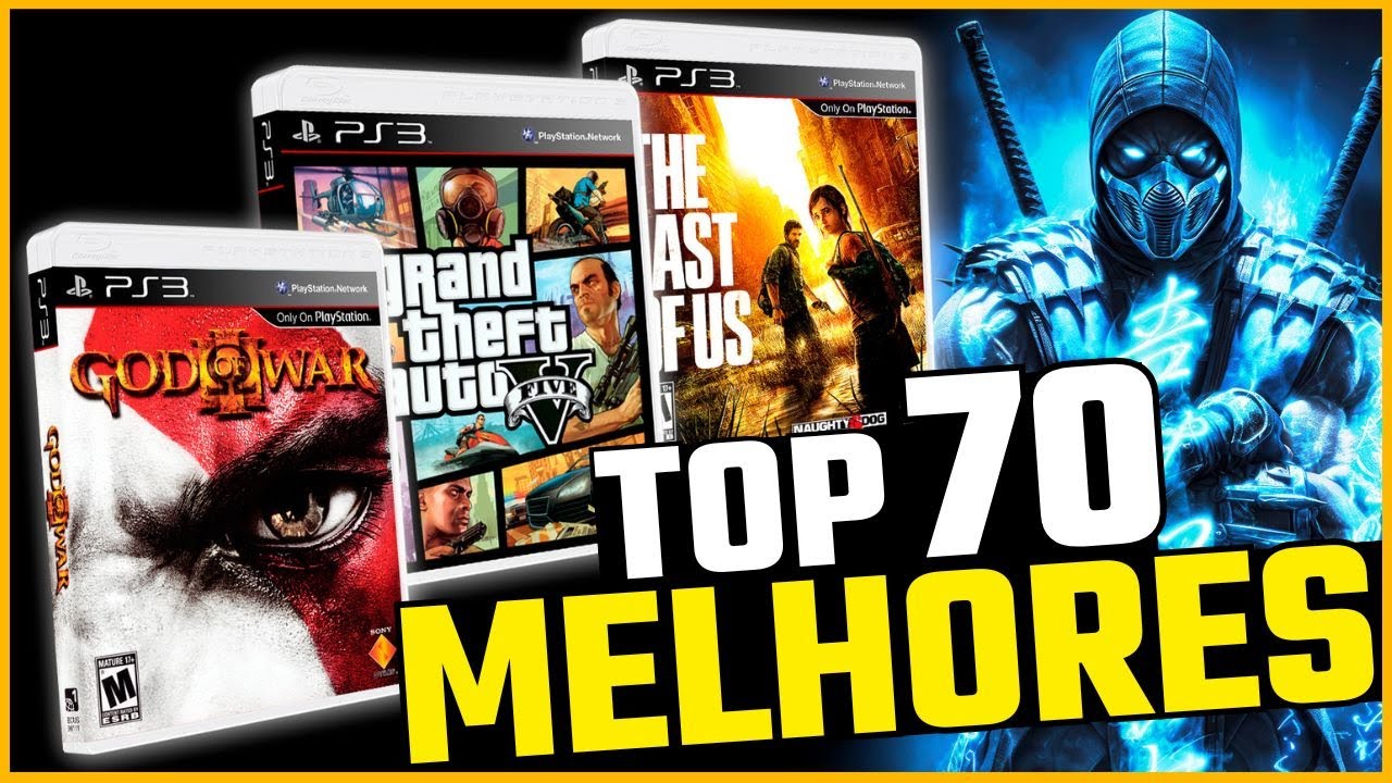 TOP 70 MELHORES JOGOS do PLAYSTATION 3 que VOCE PRECISA JOGAR EM 2025 !!!