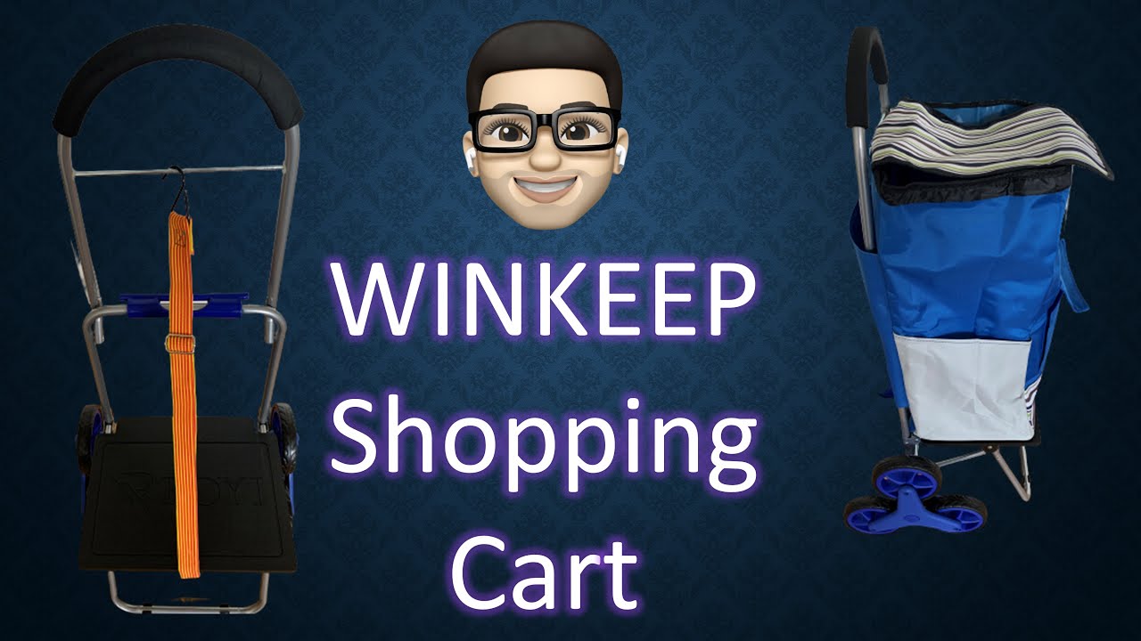Unboxing and review of Winkeep extra large heavy duty 3-wheel shopping cart