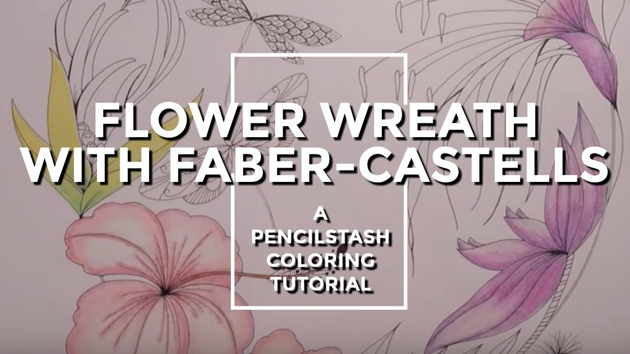 Pencil Stash -- How to color like an adult!  Adult Coloring Book Tutorial: Blending Color Gradients