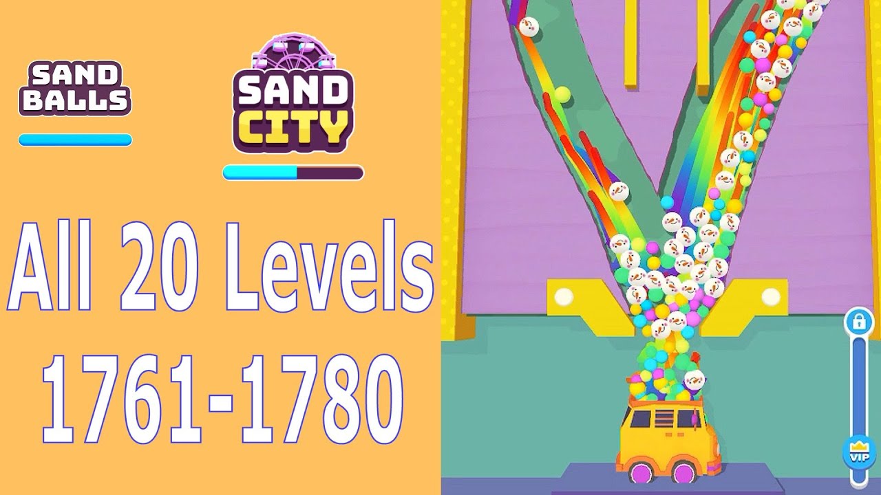 20 LEVELS of Sand Balls Sand City | ALL Levels 1761 to 1780 | SayGames