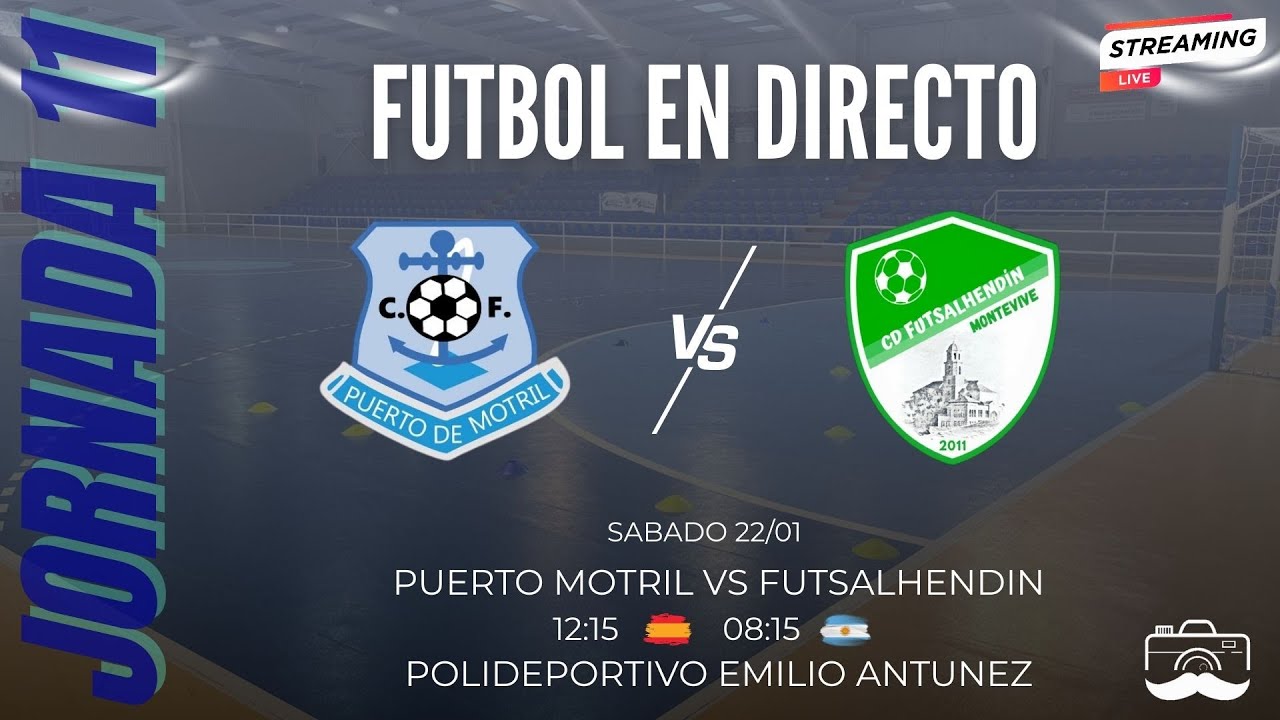 Futbol sala - Puerto Motril vs Futdslhendin - 2da Alevin FS