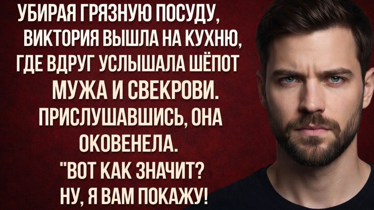 Жена услышала разговор мужа и свекрови на кухне - правда её шокировала! 😱