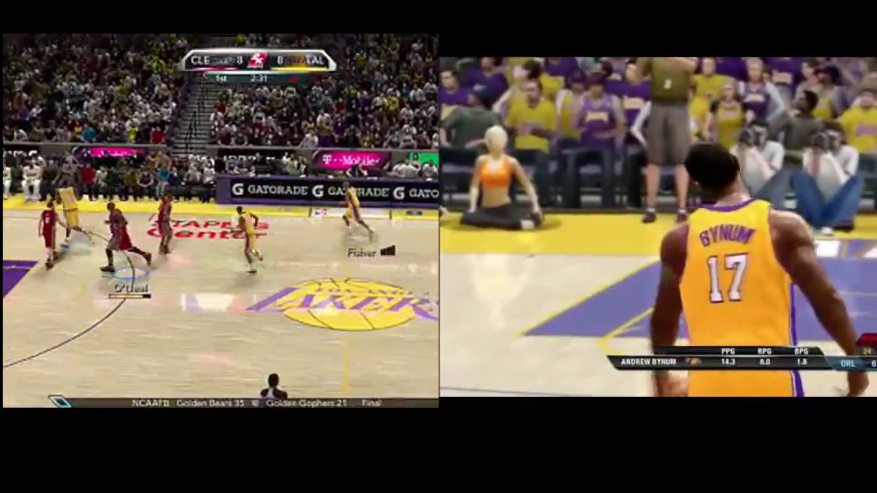 Nba live 10 vs Nba 2k10 (Gameplay Comparison)