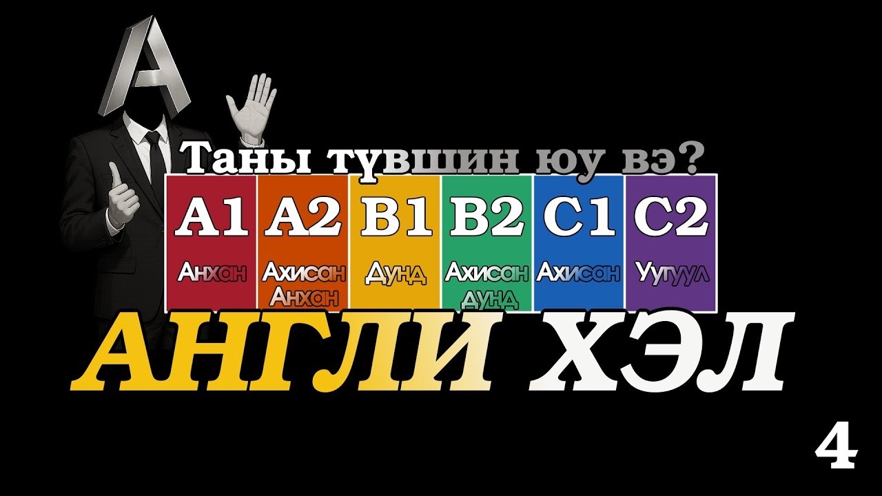 АНГЛИ ХЭЛ - Сонсож ойлгох