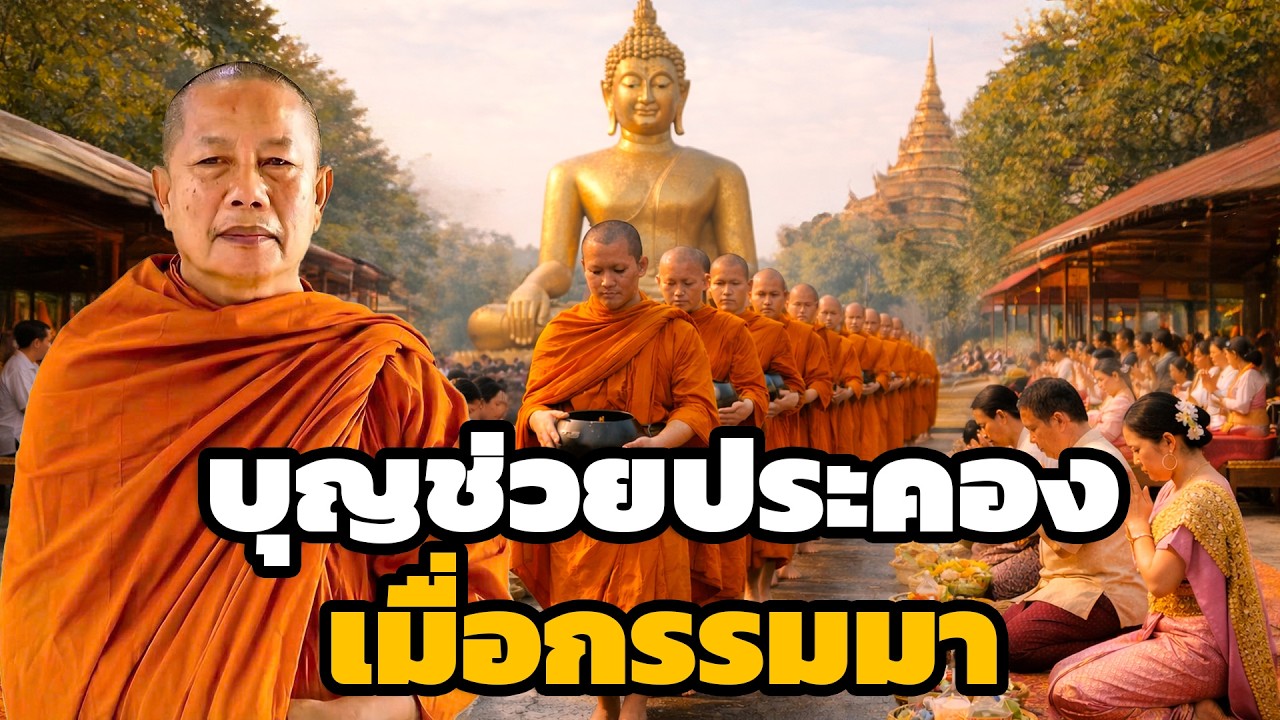 คนมีบุญในใจ  ย่อมไม่ล้มง่าย ธรรมะคลายทุกข์ พระมหาบุญช่วย ปัญญาวชิโร 7