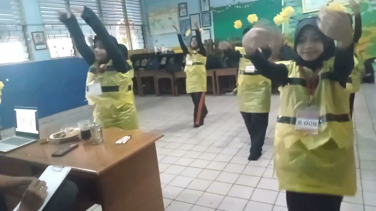 Ujian praktek senam anak Indonesia hebat 