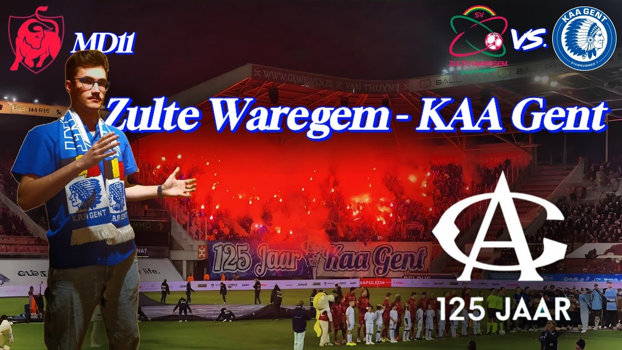 𝘽𝙪𝙛𝙛𝙖𝙡𝙤'𝙨 𝙅𝙤𝙪𝙧𝙣𝙚𝙮 𝙑𝙡𝙤𝙜89: JPL 25/26 MD11 Zulte Waregem - KAA Gent 💙🤍 Pyroshow 125 jaar Ons Gantoise🔥