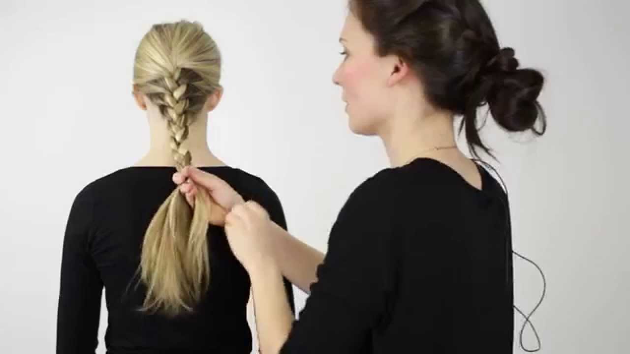 Haare flechten | Basic: franz&ouml;sischer Zopf, Bauernzopf | Flechtfrisur - Tutorial