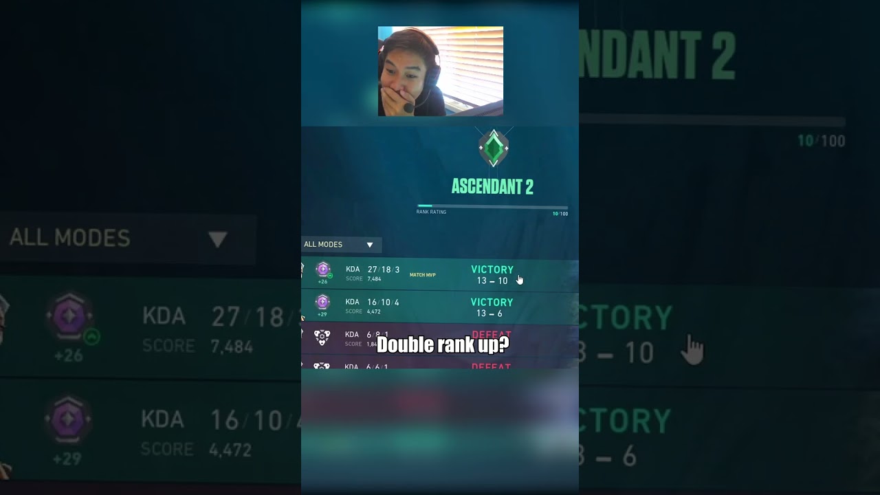 DOUBLE RANK UP VALORANT!