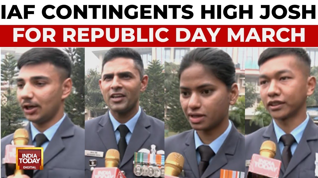 Indian Air Force Contingents Prepare For Republic Day Parade At Kartavya Path | India Today