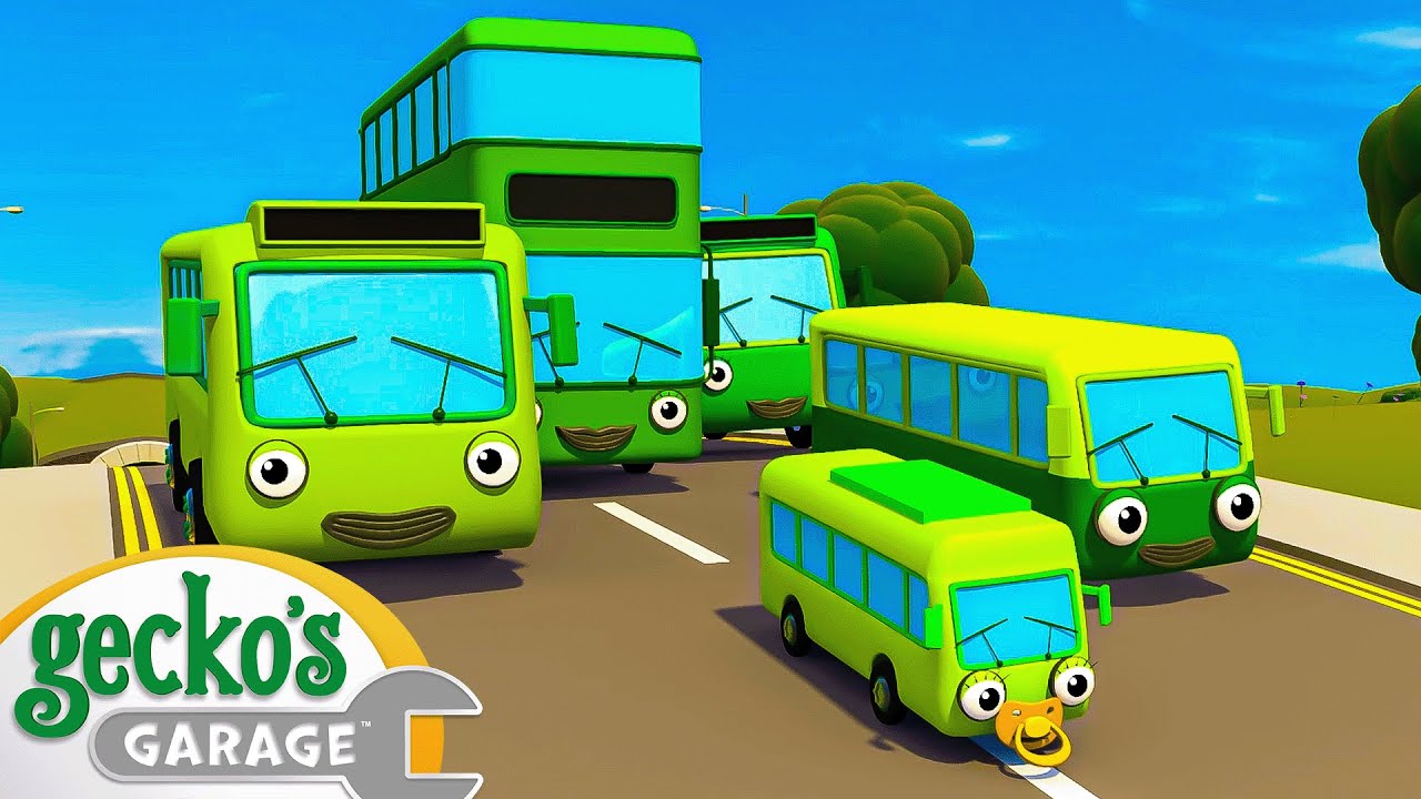 Learn To Count With Green Buses | Blippi | Learning Videos for Kids