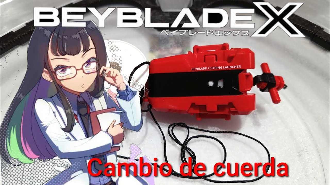 BeyTutorial Cambiar Cuerda de #beybladex String Launcher