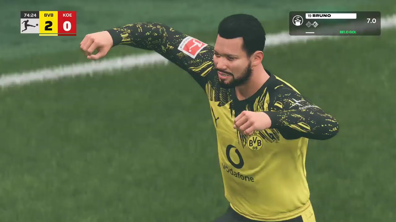 Pela primeira vez titular no modo carreira jogador no  FC 26