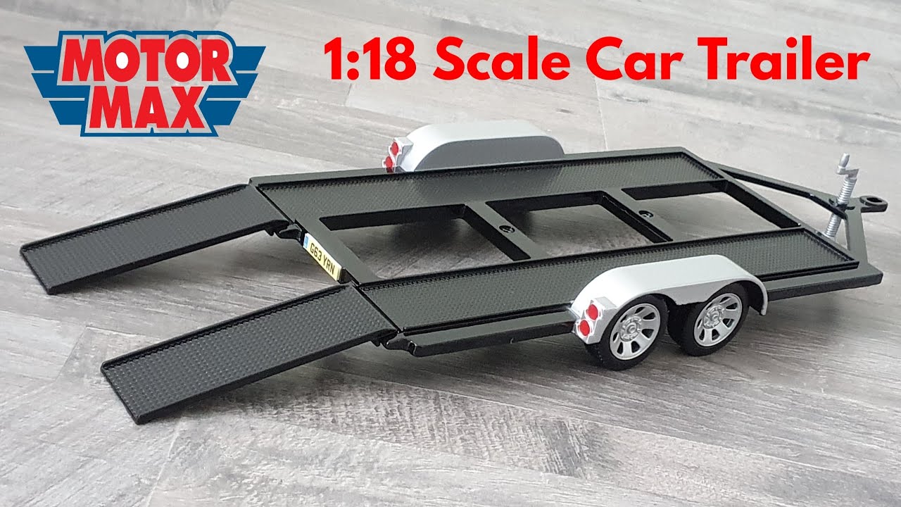 REVIEW: Motor Max 1:18 Car Trailer
